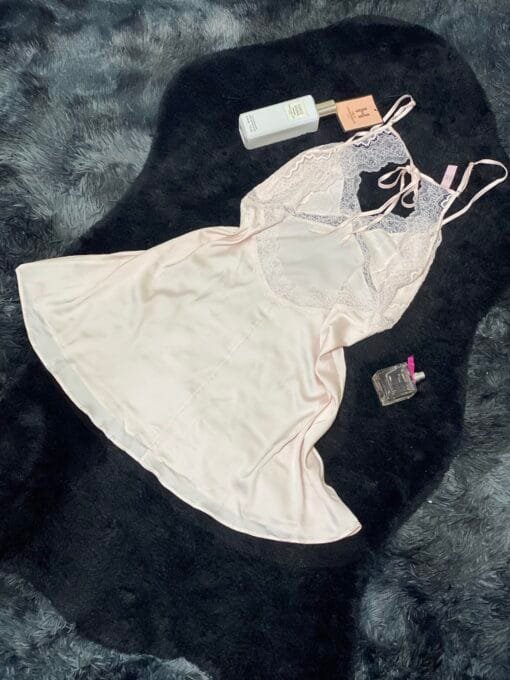 Nuisette en satin "Rose" – Image 2