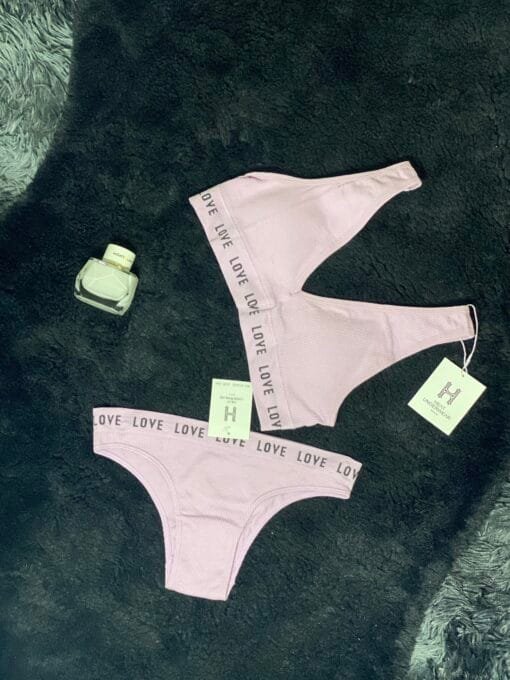 ensemble brassiére culotte "mauve"