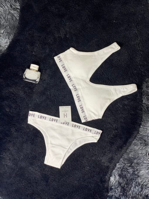 ensemble brassiére culotte "Blanc"