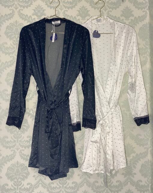 Peignoir Satin "Noir" Tress – Image 2