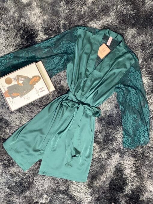 Ensemble nuisette peignoir H « VERT » – Image 2