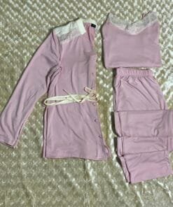 Pyjama 3 pièces « Rose «