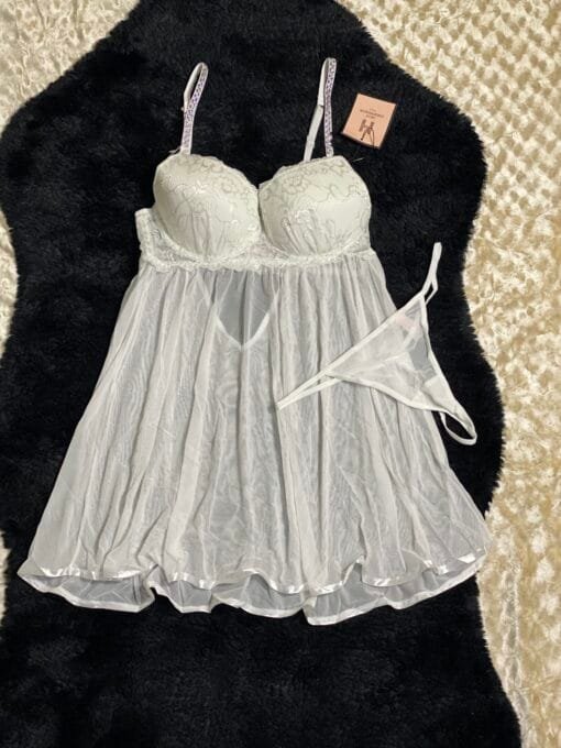 Nuisette - bas H " Blanc "
