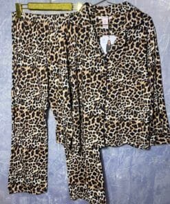 Pyjama boutonnée en cotton "Léopard"