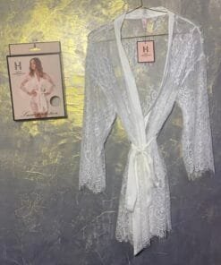 Peignoir En Dentelle "Blanc"