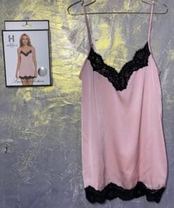 Nuisette En Satin " Rose "