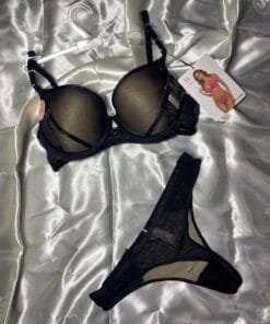 Ensemble 2 pièce H "Noir" Bas String