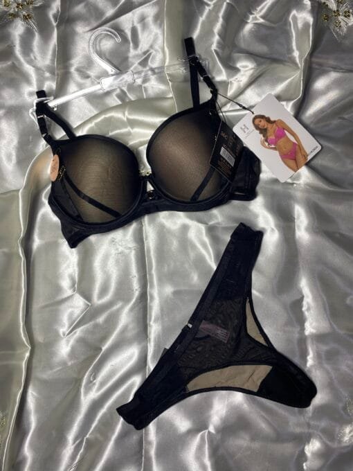 Ensemble 2 pièce H "Noir" Bas String