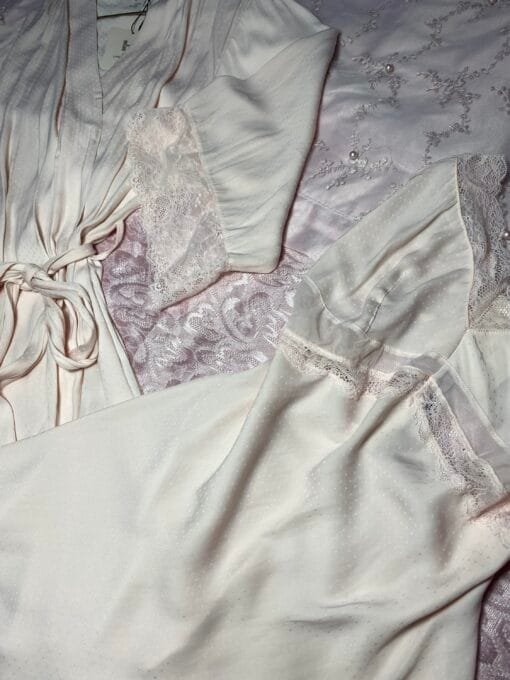 Ensemble Nuisette Peignoir "Rose" – Image 2