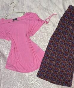 Pyjama sans-manche pantacourt "Fushia"