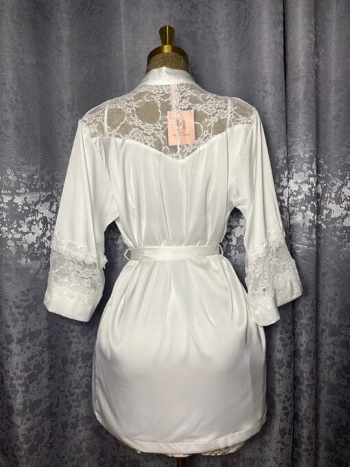 Ensemble Nuisette Peignoir "Blanc" – Image 3