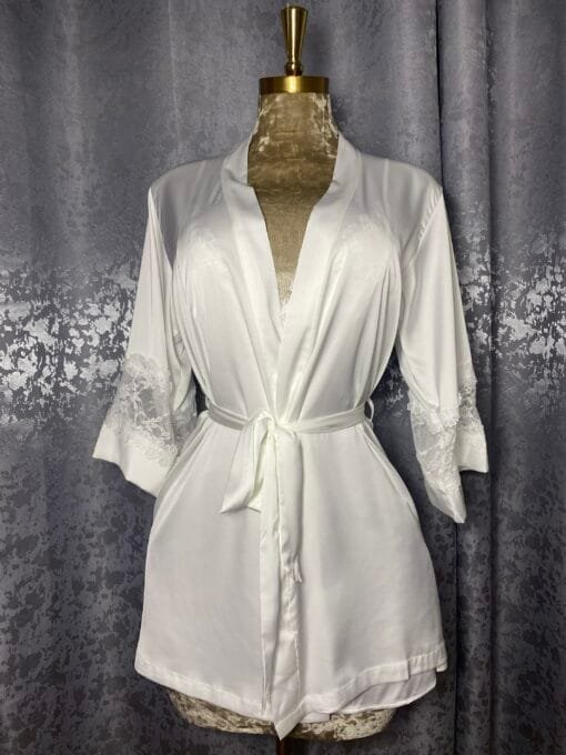 Ensemble Nuisette Peignoir "Blanc"