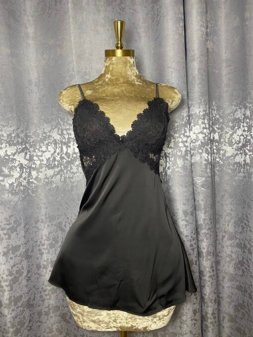 Ensemble Nuisette Peignoir "Noir" – Image 3