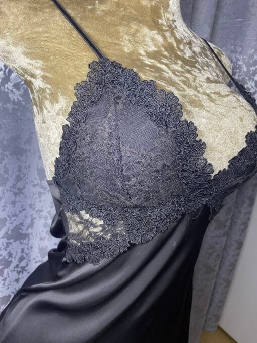 Ensemble Nuisette Peignoir "Noir" – Image 4