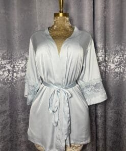 Ensemble Nuisette Peignoir "Bleu"