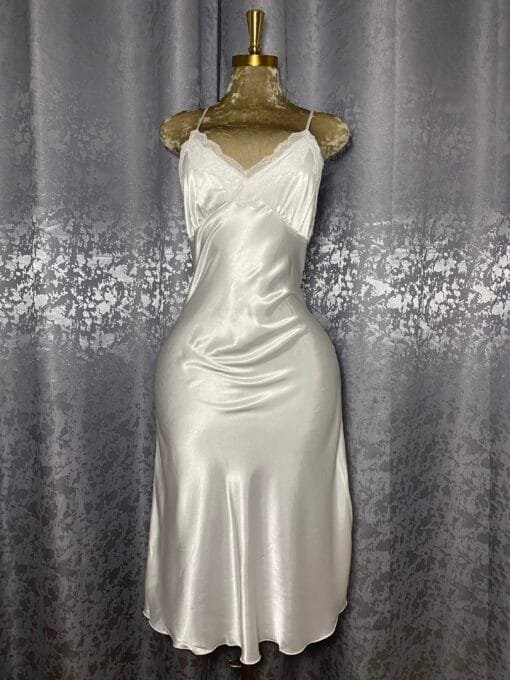 Ensemble Nuisette Peignoir Long "Blanc" – Image 3
