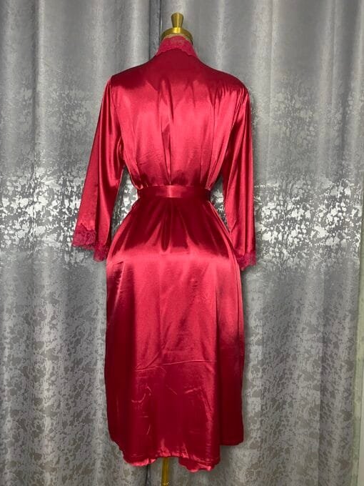 Ensemble Nuisette Peignoir Long "Rouge" – Image 2