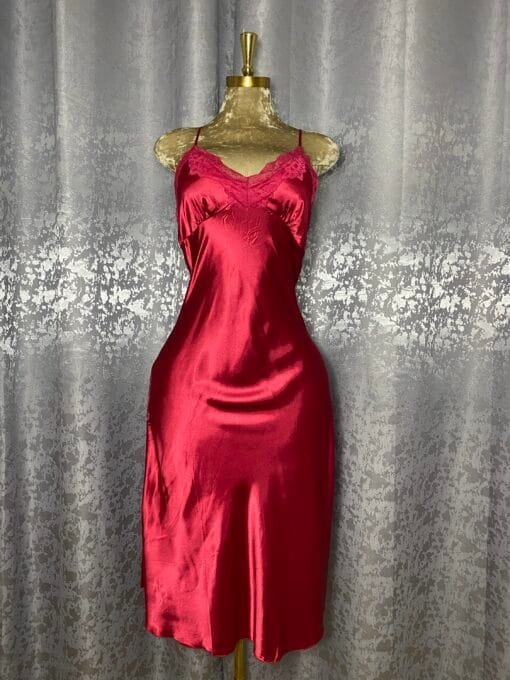 Ensemble Nuisette Peignoir Long "Rouge" – Image 3