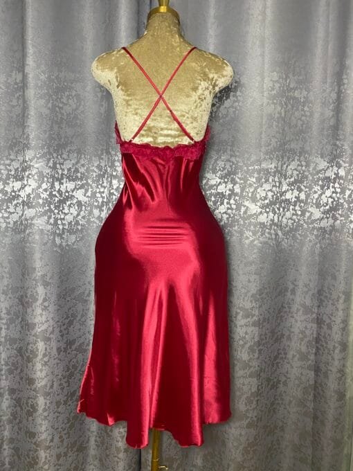 Ensemble Nuisette Peignoir Long "Rouge" – Image 4