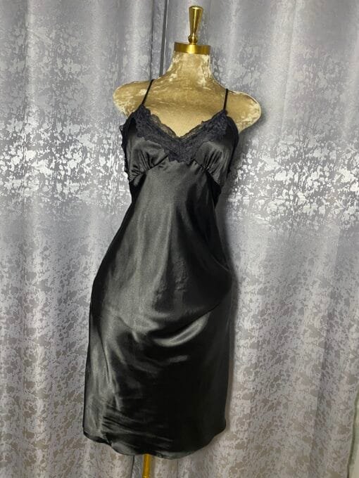 Ensemble Nuisette Peignoir Long "Noir" – Image 3