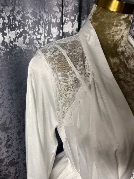 Ensemble Nuisette Peignoir " Blanc" – Image 4