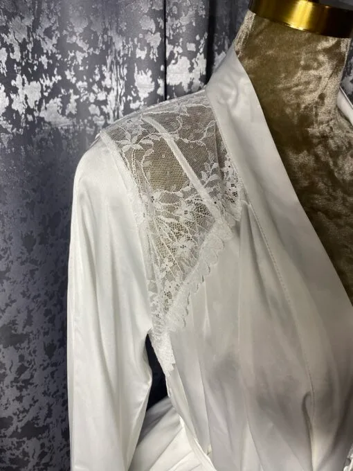 Ensemble Nuisette Peignoir " Blanc" – Image 4