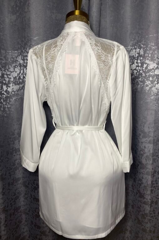 Ensemble Nuisette Peignoir " Blanc" – Image 2