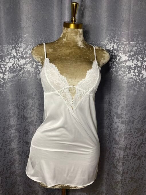 Ensemble Nuisette Peignoir " Blanc" – Image 6