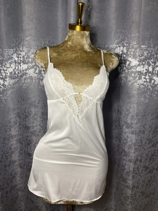 Ensemble Nuisette Peignoir " Blanc" – Image 6