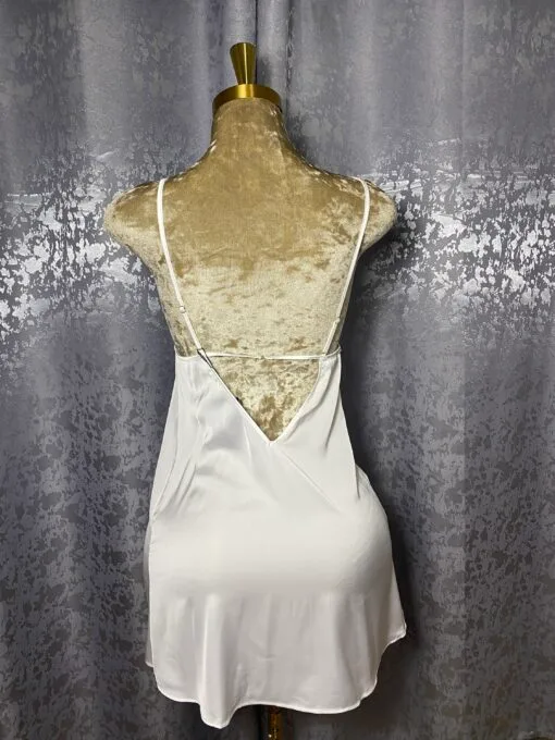 Ensemble Nuisette Peignoir " Blanc" – Image 7