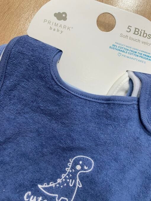 Pack De 5 Bavoir "Bleu" primark – Image 2