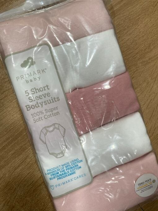 Pack De 5 Body En cotton "Banc" demi-manche – Image 4