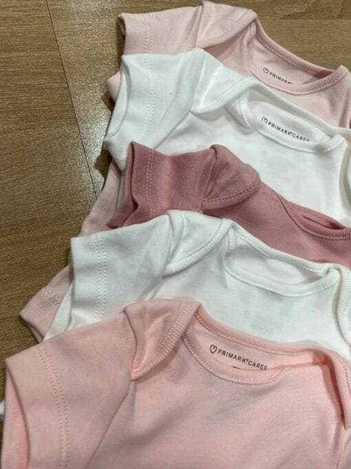 Pack De 5 Body En cotton "Banc" demi-manche – Image 2