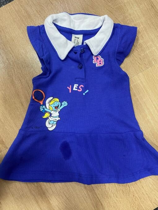 Robe Bébé Fille "Bleu" smurfs