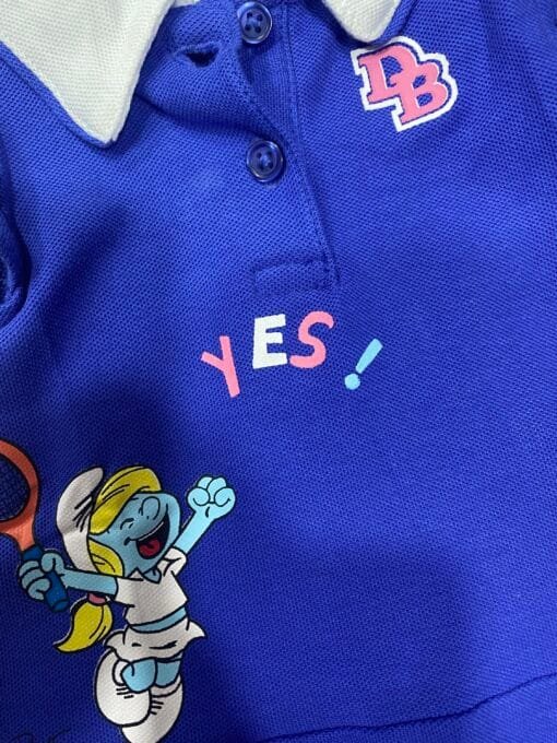 Robe Bébé Fille "Bleu" smurfs – Image 2
