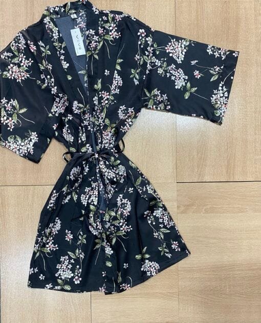 Ensemble 4 Pcs "Noir" En Satin – Image 3