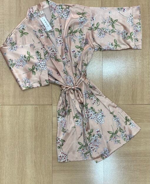 Ensemble 4 Pcs "Saumon" En Satin – Image 2