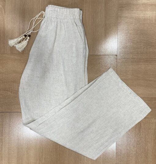 Pantalon En laine "Beige "