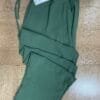 Pantalon froissé " Vert "