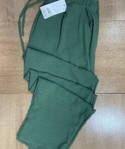 Pantalon froissé " Vert "