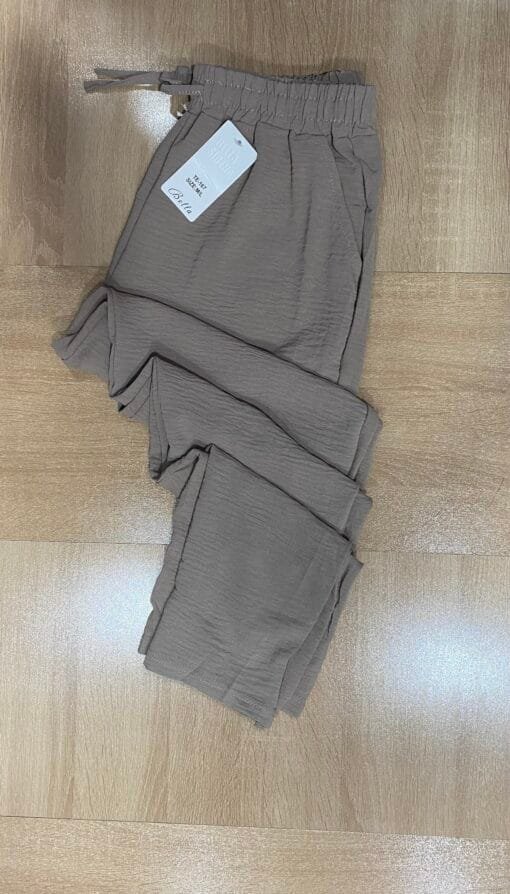Pantalon froissé " Marron "