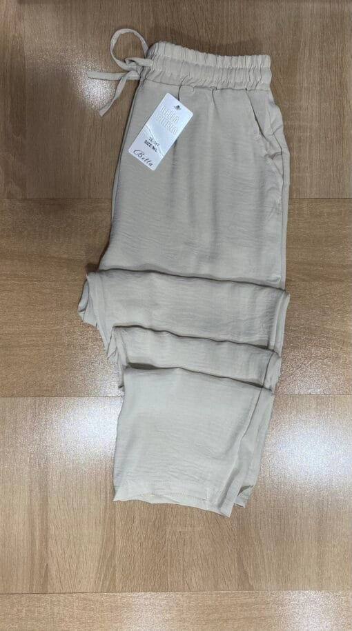 Pantalon froissé " Beige "
