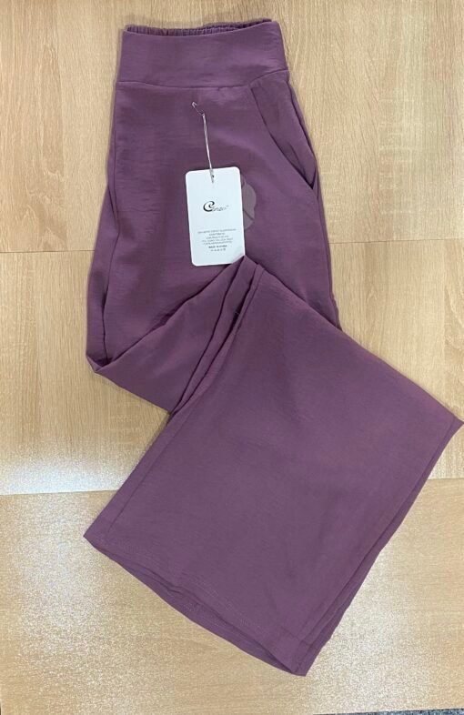 Pantalon carré froissé " Violet "