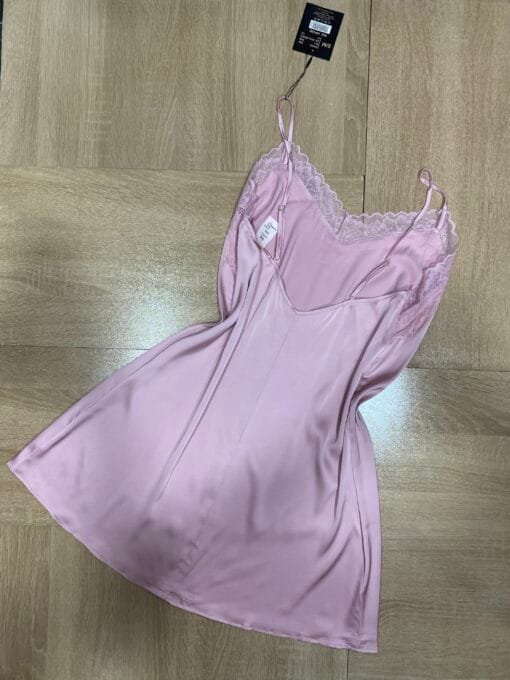 Ensemble Nuisette Peignoir - Rose - – Image 4