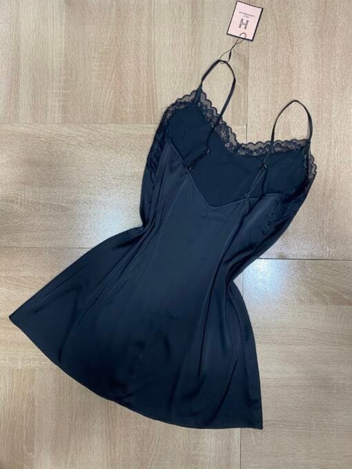 Ensemble Nuisette Peignoir - Noir - – Image 4