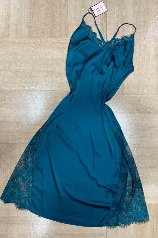 Ensemble Nuisette Peignoir - Vert - Long – Image 3
