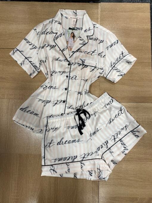 Pyjama Short " Sweet Dream "Boutonnée