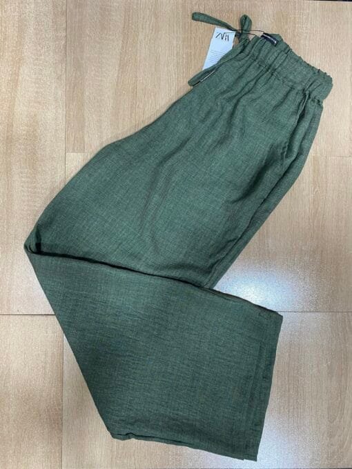 Pantalon En laine " Vert "