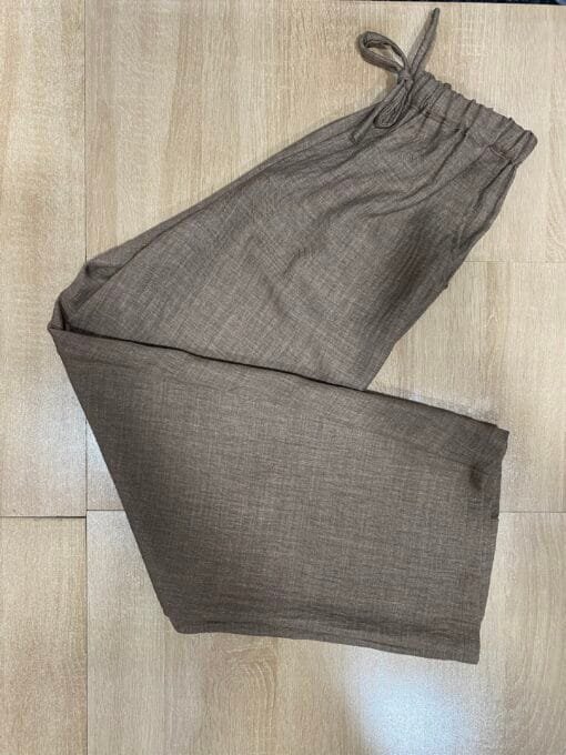 Pantalon En laine " Marron "