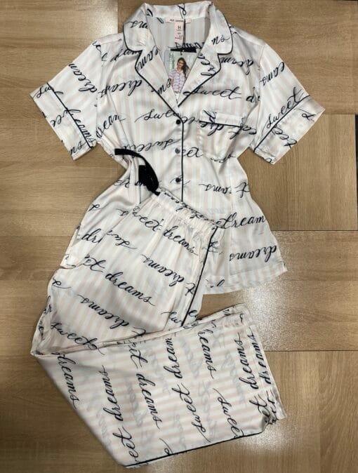 Pyjama Demi-manche " Sweat Dream" Boutonnée